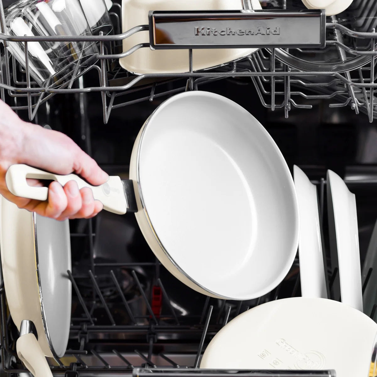 Dover Ceramic Nonstick 12" Frypan | Cream White