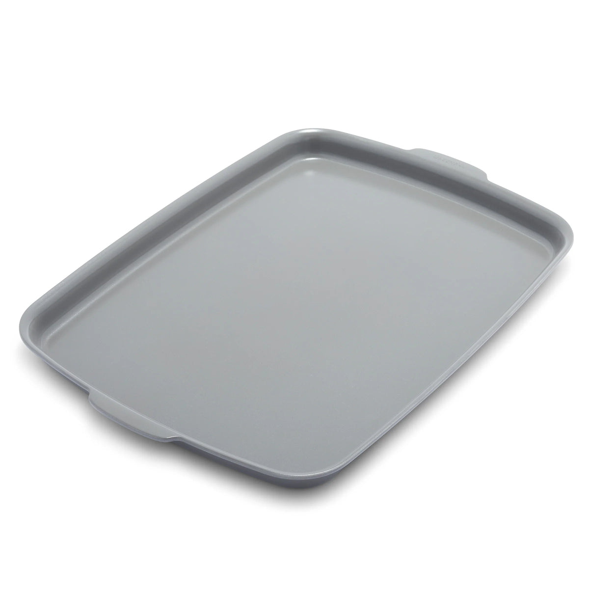 Premiere Ovenware Ceramic Nonstick 2-Piece 13" x 9" Quarter Sheet Pan Set | Gray