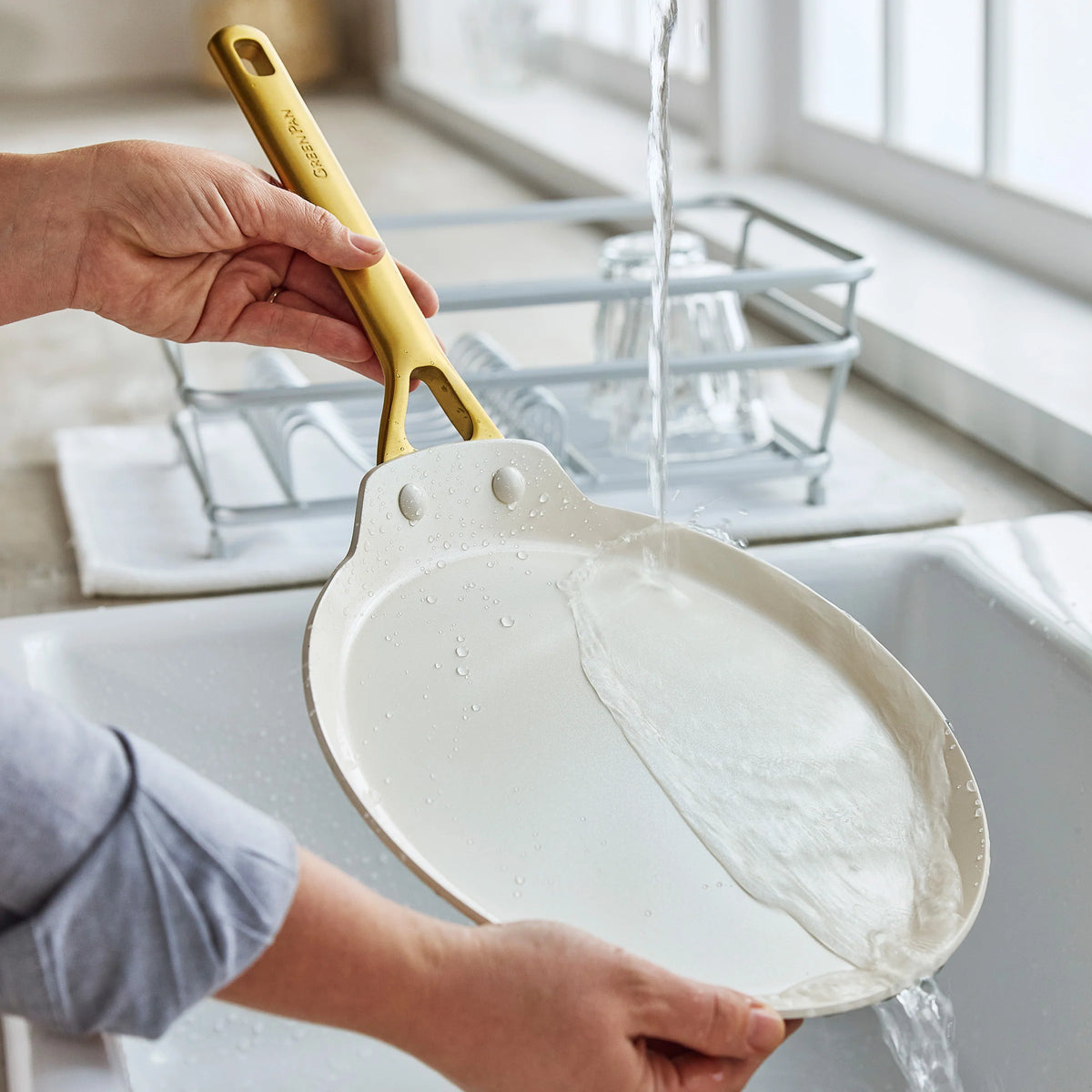 Reserve Pro Ceramic Nonstick 10" Crepe Pan | Cream