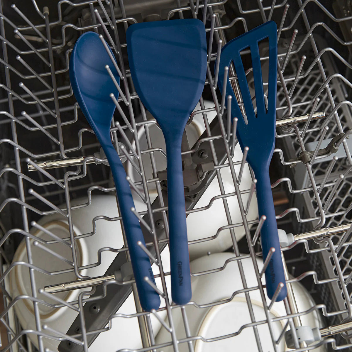 Platinum Silicone Tools 5-Piece Utensil Set | Navy