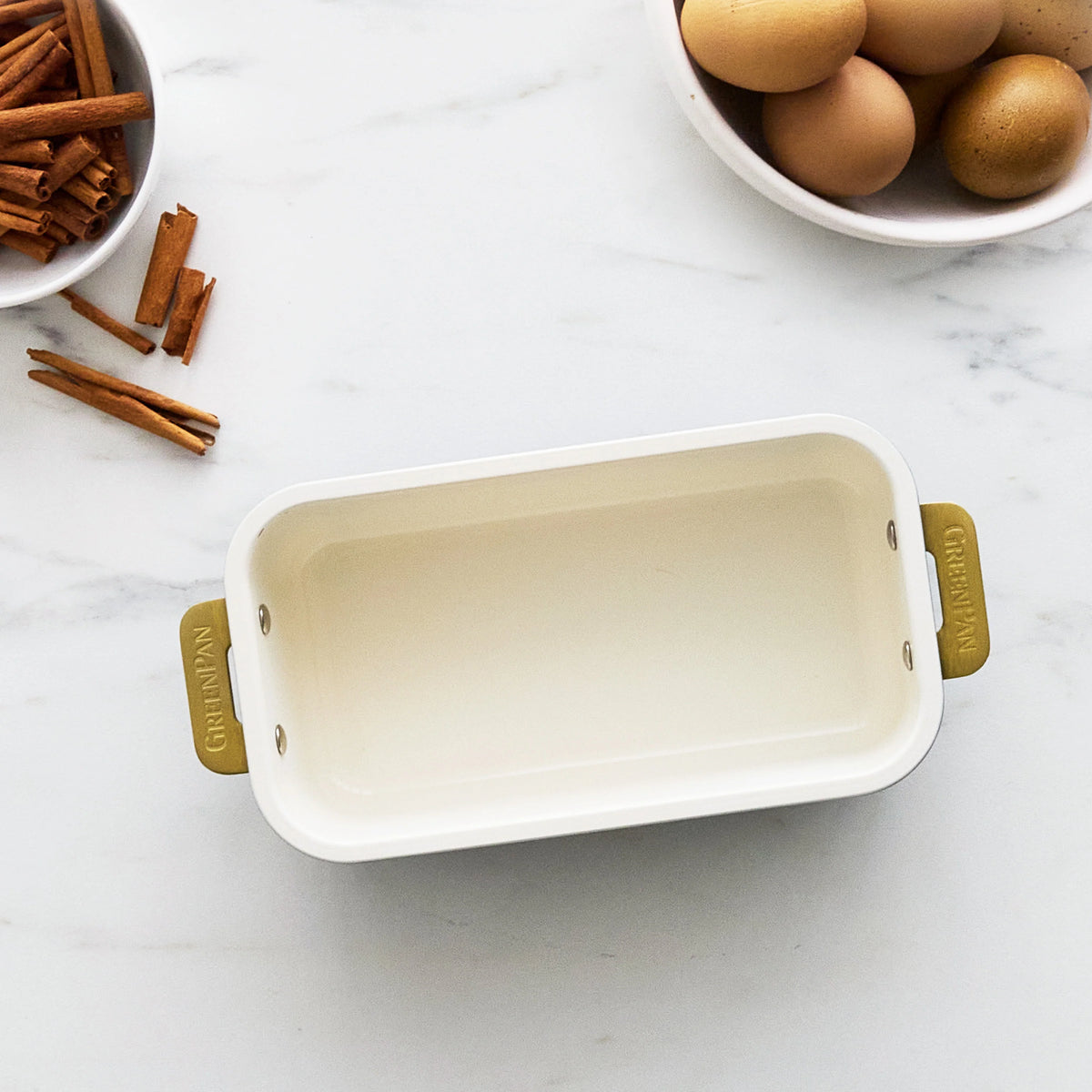 Reserve Bakeware 8" x 4" Loaf Pan | Cream
