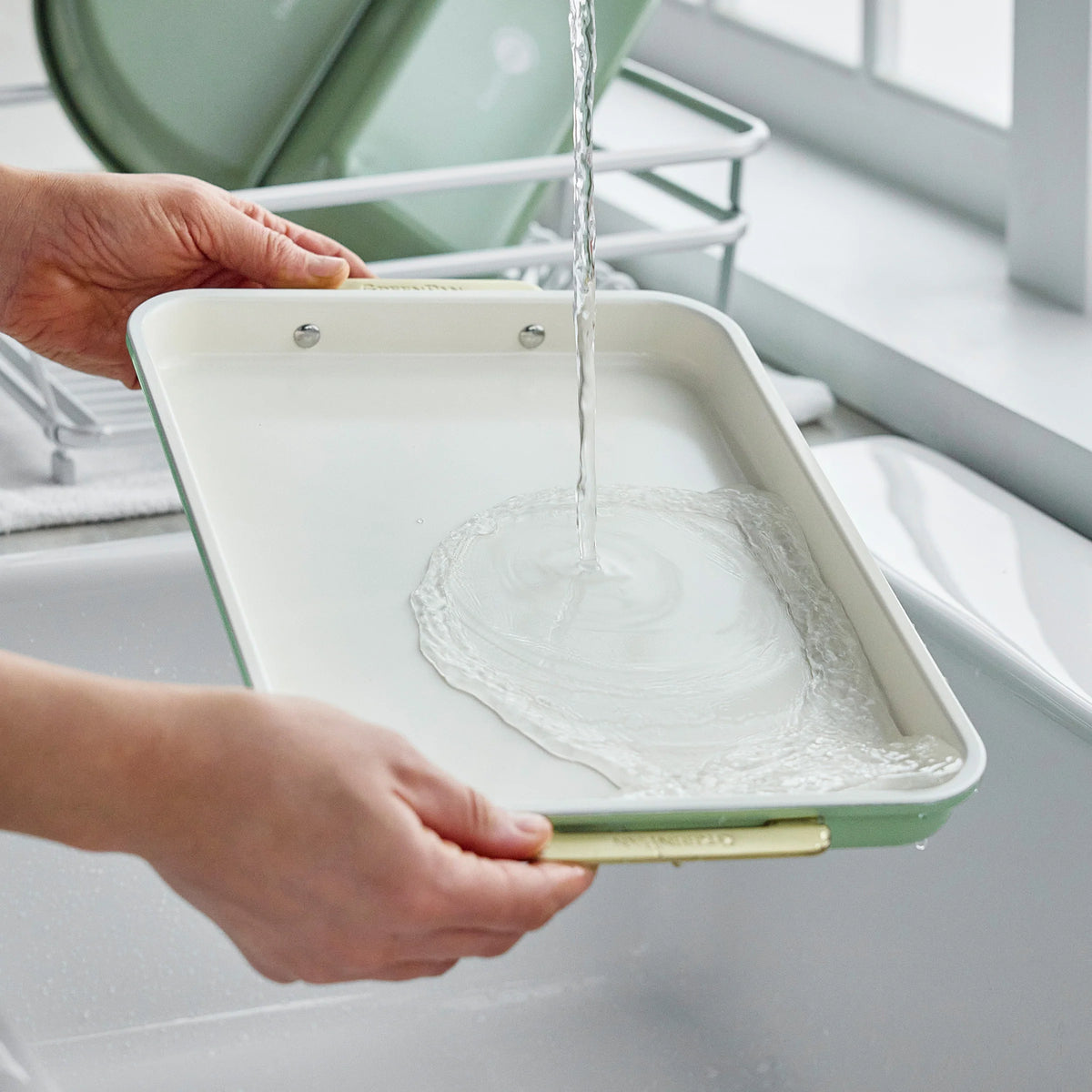 Reserve Bakeware 13" x 9" Quarter Sheet Pan | Sage