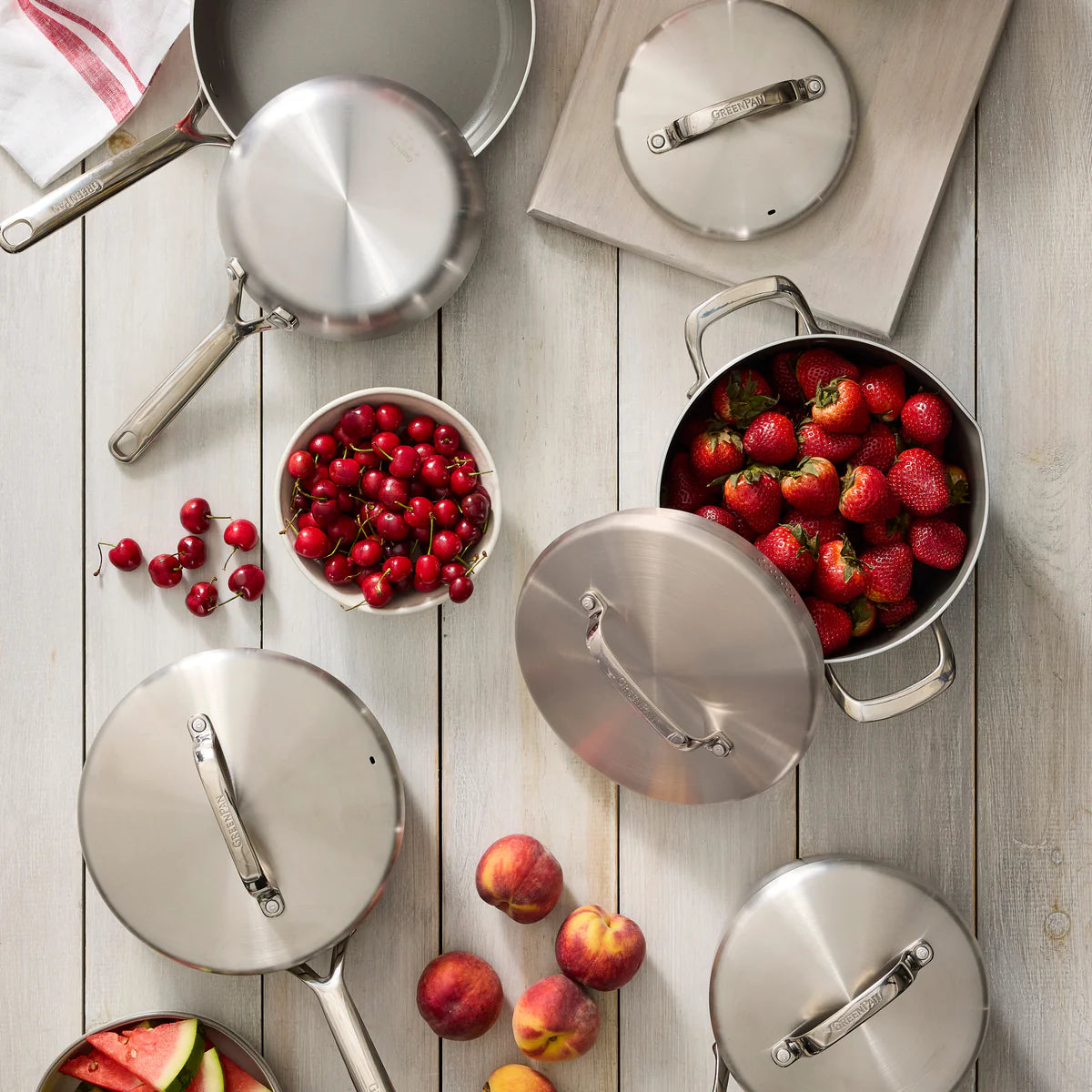 GP5 Stainless Steel 3.26-Quart Saucepan with Lid | Mirror Handles