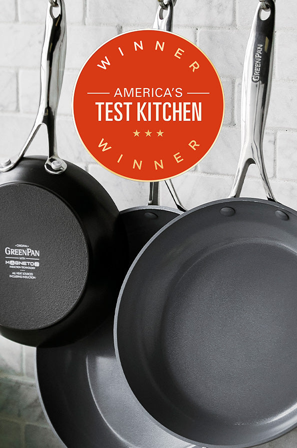 Valencia Pro cookware with an America's Test Kitchen award