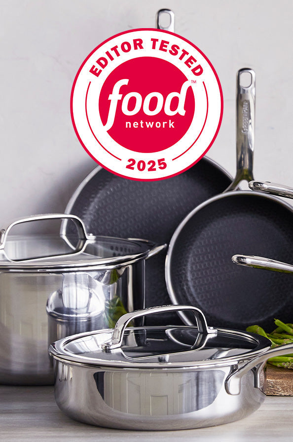 Spectra cookware with a Food Network Editor Tested award