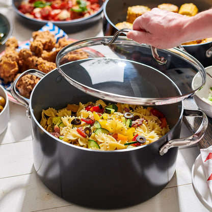 Valencia Pro Ceramic Nonstick 19-Piece Cookware Set | Gray