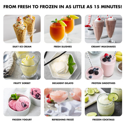 Frost Pro 16-in-1 Ice Cream, Gelato & Frozen Drink Maker | Licorice