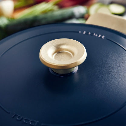 Stanley Tucci™ Ceramic Nonstick 6.5-Quart Dutch Oven | Marino Blue