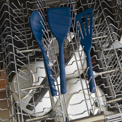 Platinum Silicone Whisk | Navy