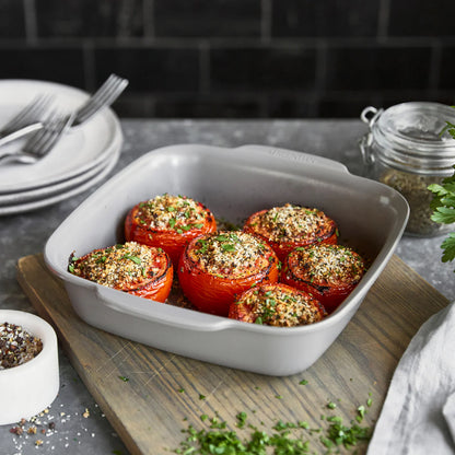 Premiere Ovenware Ceramic Nonstick 8" x 8" Square Baker | Gray