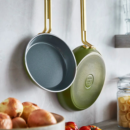 Stanley Tucci™ Ceramic Nonstick 11-Piece Cookware Set | Tuscan Olive