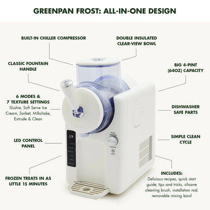 Frost Classic 15-in-1 Ice Cream & Frozen Drink Maker | Cream
