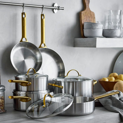 Reserve Stainless Steel 10-Piece Cookware Set