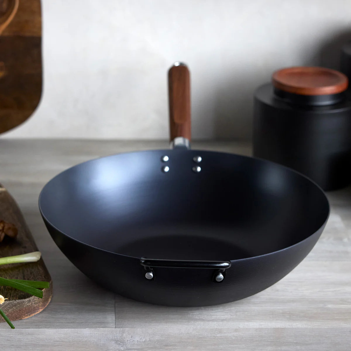 Kyoto Carbon Steel 14" Wok