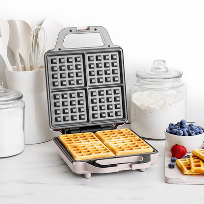 Advanced 4-Square Waffle Maker | Clay