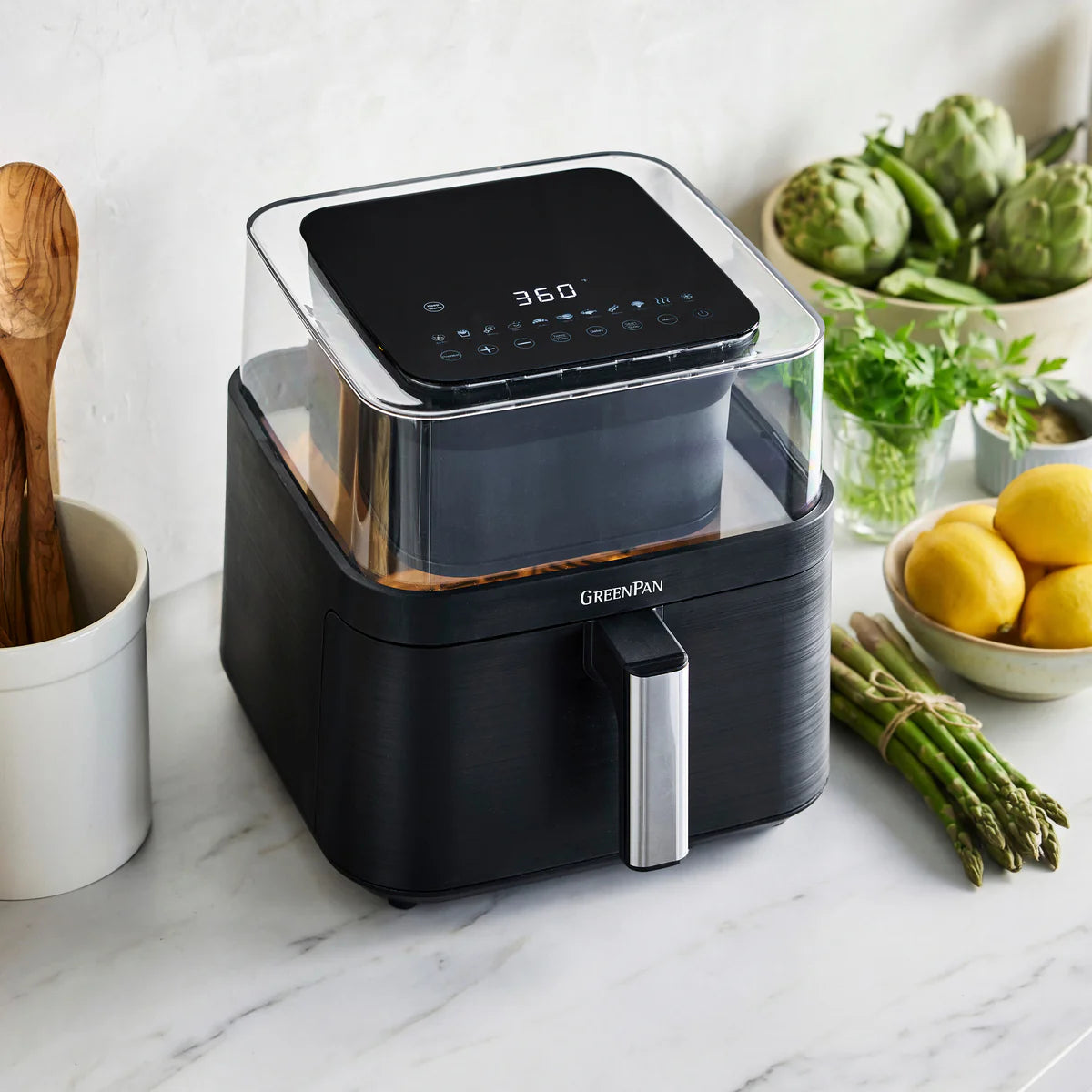 Bistro 7-Quart 360° Clear View Air Fryer