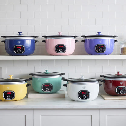 GreenLife Healthy 6-Quart Slow Cooker | Pink