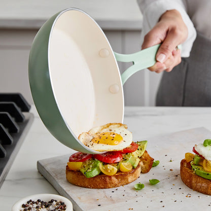 Nova Gallery Ceramic Nonstick 10-Piece Cookware Set | Pistachio