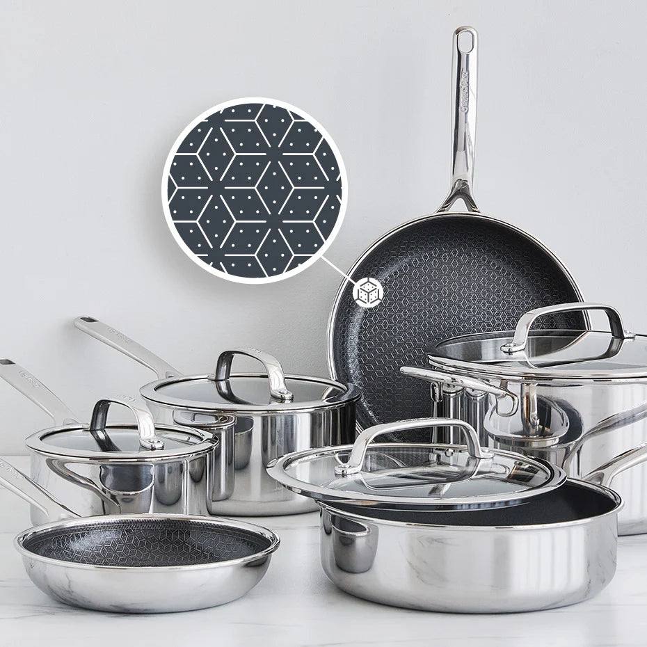 Spectra Thermobond Hybrid Ceramic Nonstick 12-Piece Cookware Set