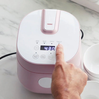 GreenLife 4-Cup Rice & Grains Cooker | Pink