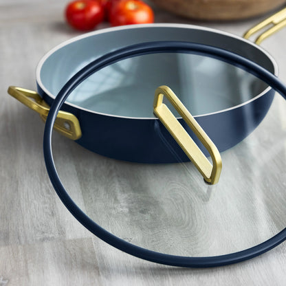 Stanley Tucci™ Ceramic Nonstick 4.5-Quart Stanley Pan Jr. | Marino Blue