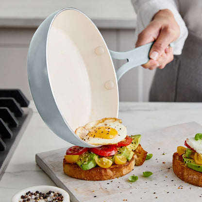 Nova Gallery Ceramic Nonstick 8" and 10" Frypan Set | Coastline
