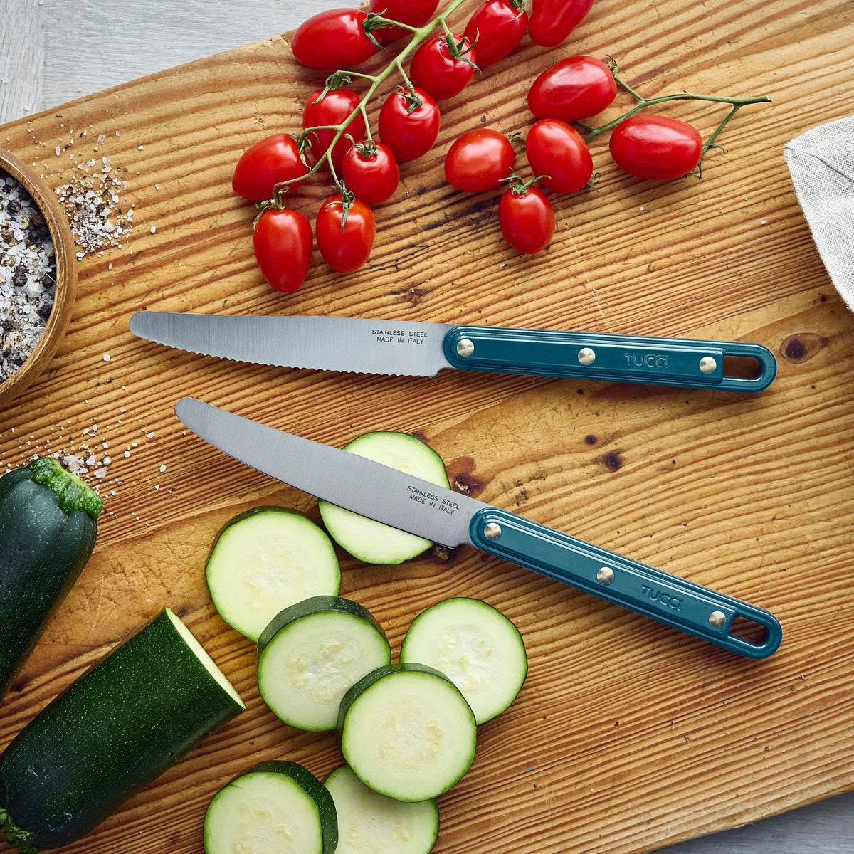 Stanley Tucci™ 2-Piece Prep Knife Set | Venetian Teal