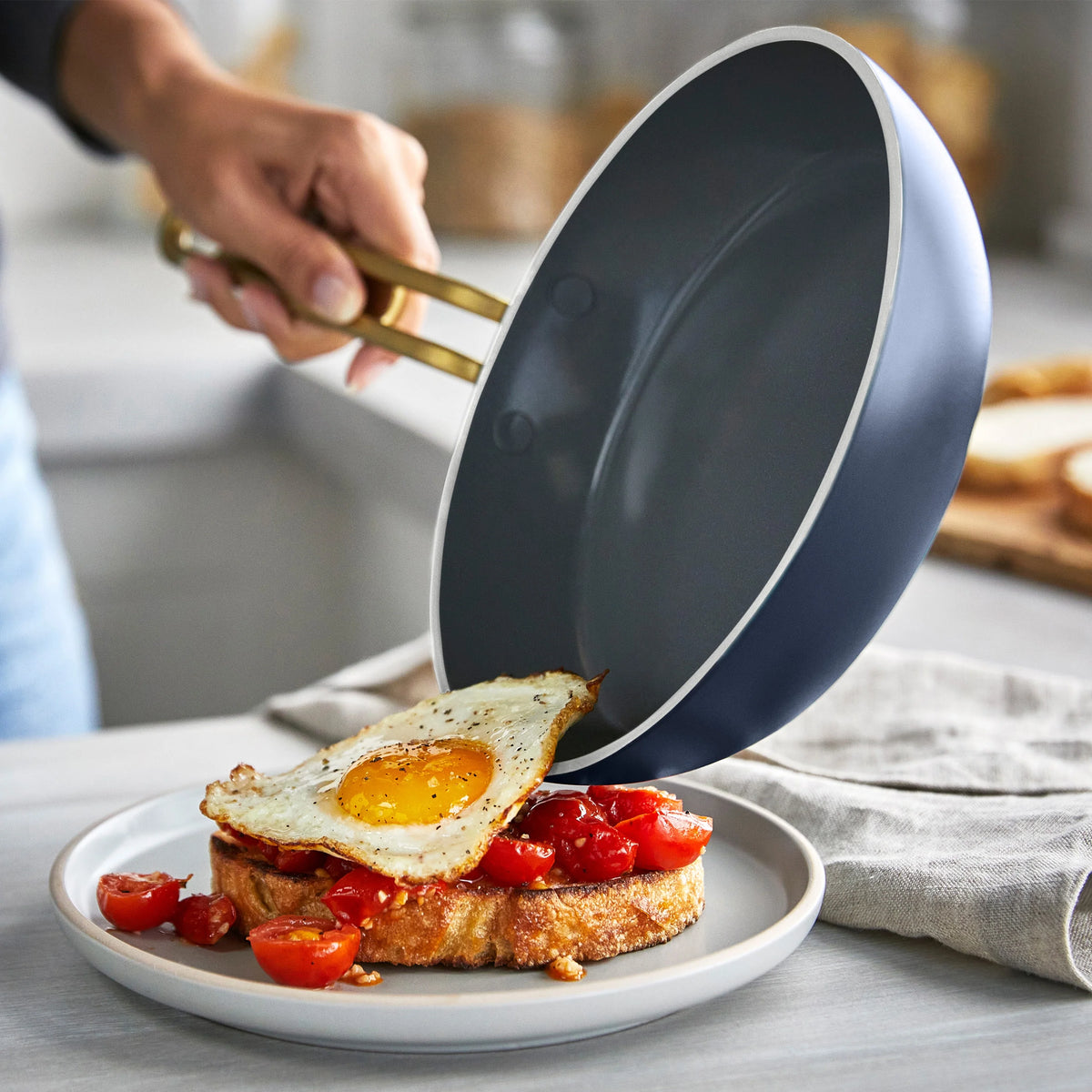 Stanley Tucci™ Ceramic Nonstick 8" Frypan | Marino Blue