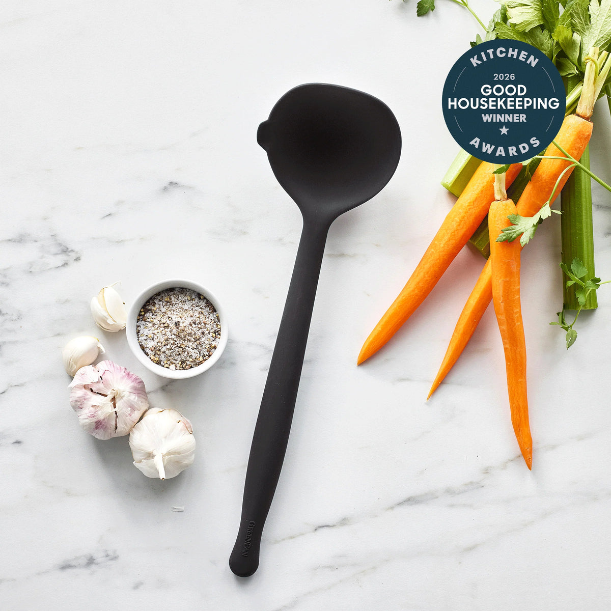 Premiere Silicone Ladle | Black