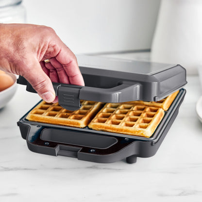 Advanced 4-Square Waffle Maker | Graphite