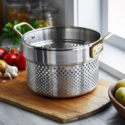 Stanley Tucci™ Ceramic Nonstick 11-Piece Cookware Set | Carrara White
