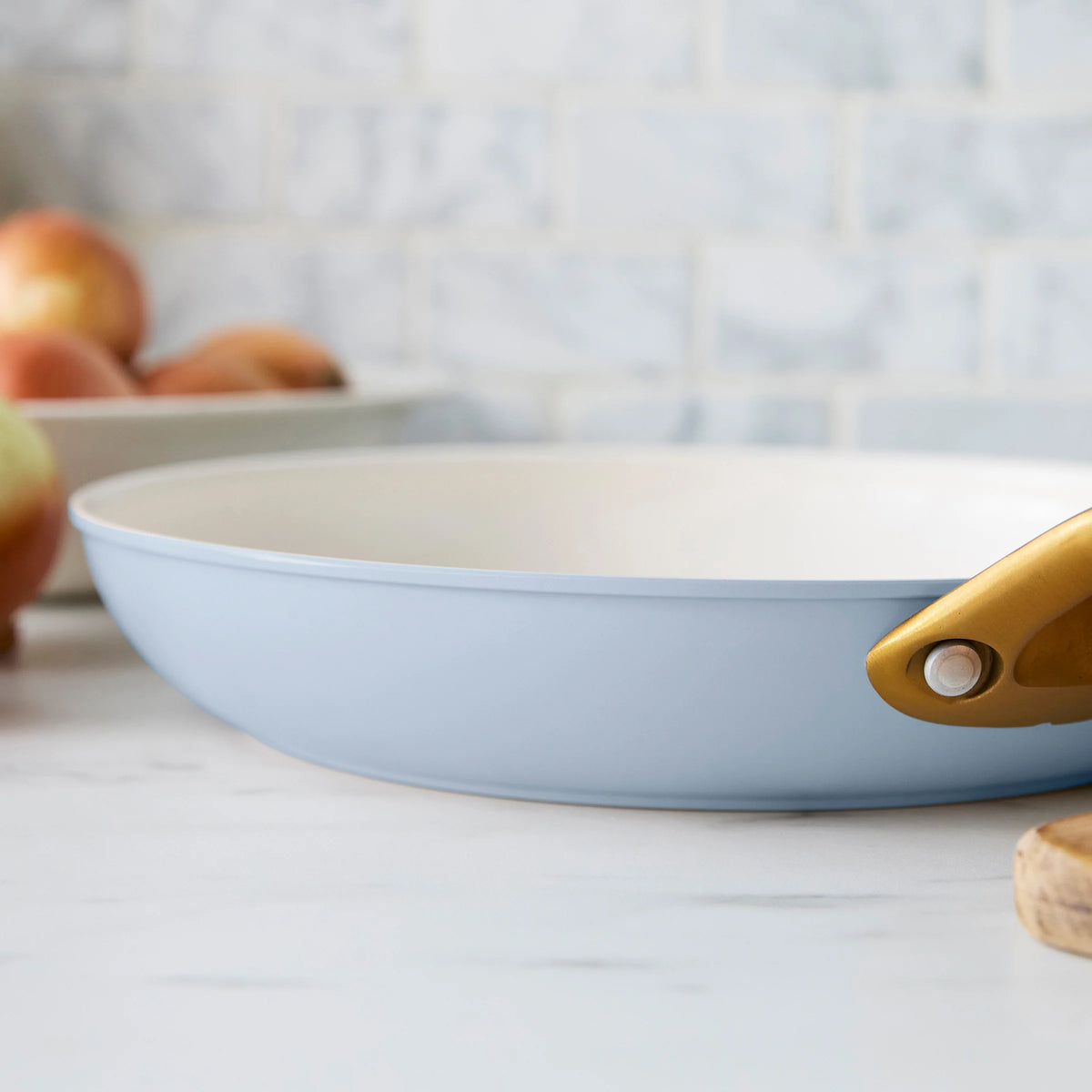 Reserve Pro Ceramic Nonstick 8", 10" and 12" Frypan Set | Glacier