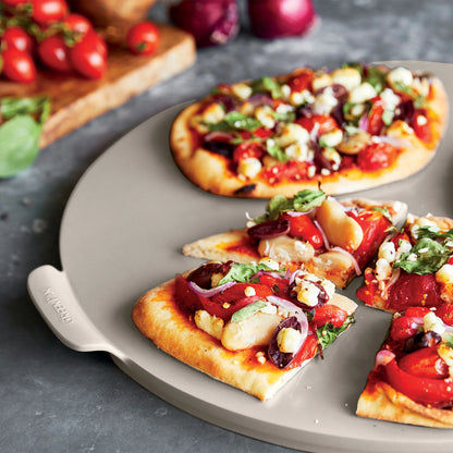 Premiere Ovenware 16.5" Round Pizza Baker | Taupe