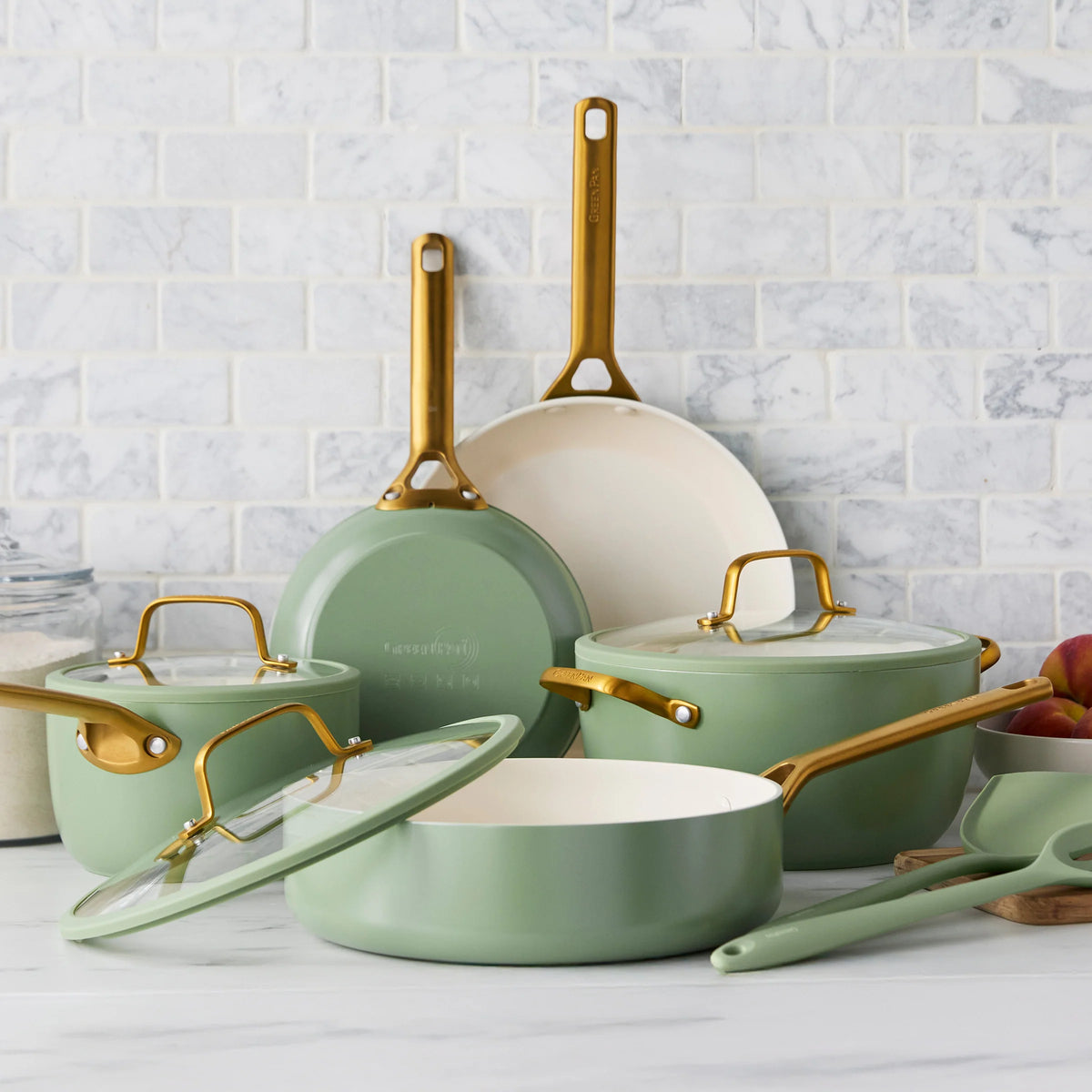 Reserve Pro 18-Piece Cookware & Bakeware Set | Sage
