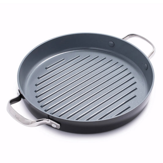 Valencia Pro Ceramic Nonstick 11" Round Grill Pan
