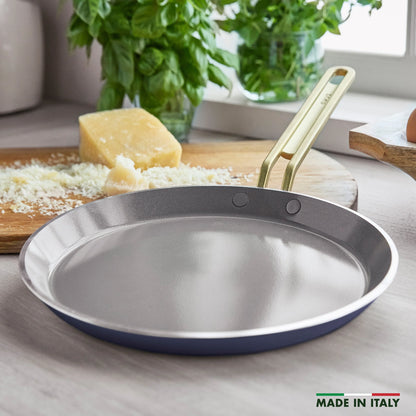 Stanley Tucci™ Ceramic Nonstick 10" Crepe and Omelette Pan | Marino Blue