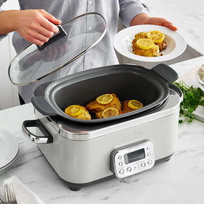 Elite 14-in-1 6-Quart Slow Cooker | Cloud Cream