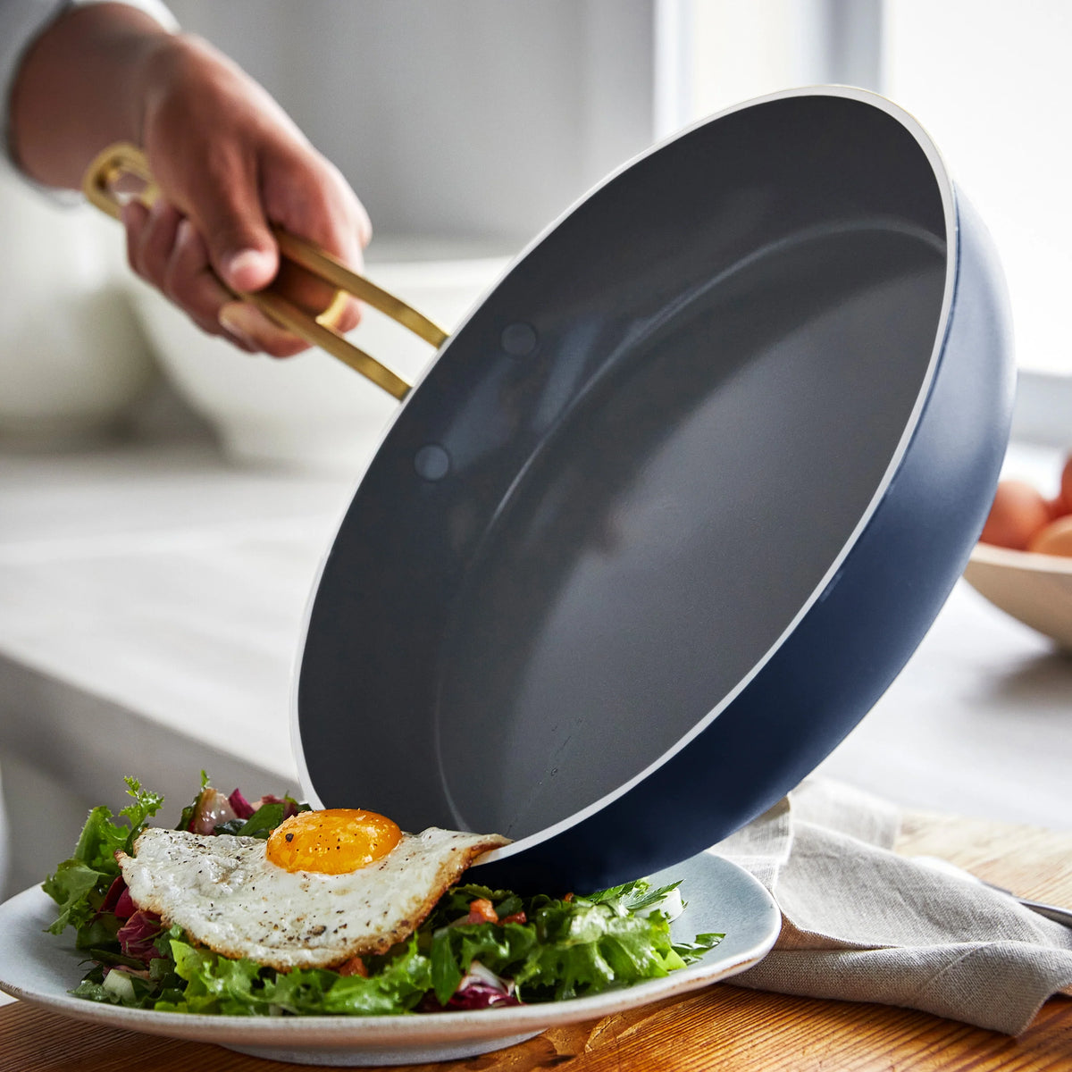 Stanley Tucci™ Ceramic Nonstick 4-Piece Chef Set | Marino Blue