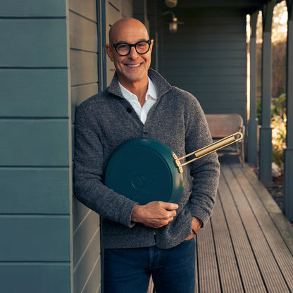 Stanley Tucci™ Ceramic Nonstick 4-Piece Chef Set | Venetian Teal