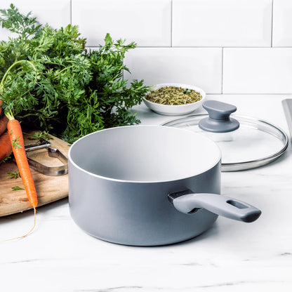 Dover Ceramic Nonstick 2.25-Quart Saucepan with Lid
