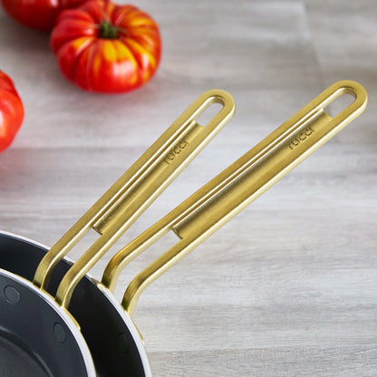 Stanley Tucci™ Ceramic Nonstick 8" and 10" Frypan Set | Tuscan Olive