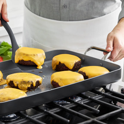 Valencia Pro Ceramic Nonstick 18" x 11" Double Burner Griddle