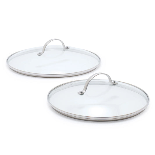 GreenPan Glass Lid Set - 9.5" & 11"