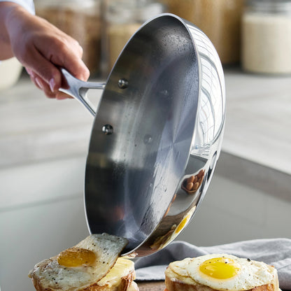 Valencia Pro Stainless Steel Uncoated 10" Frypan