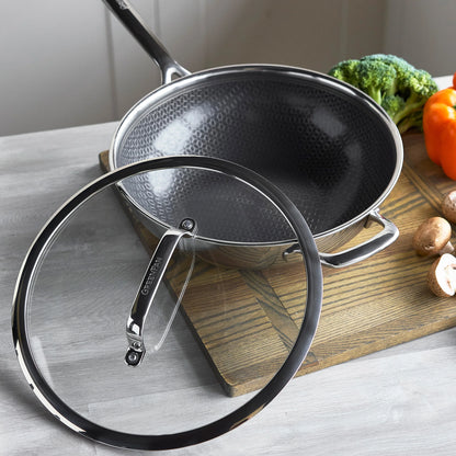 Spectra Thermobond Hybrid Ceramic Nonstick 12" Wok with Lid