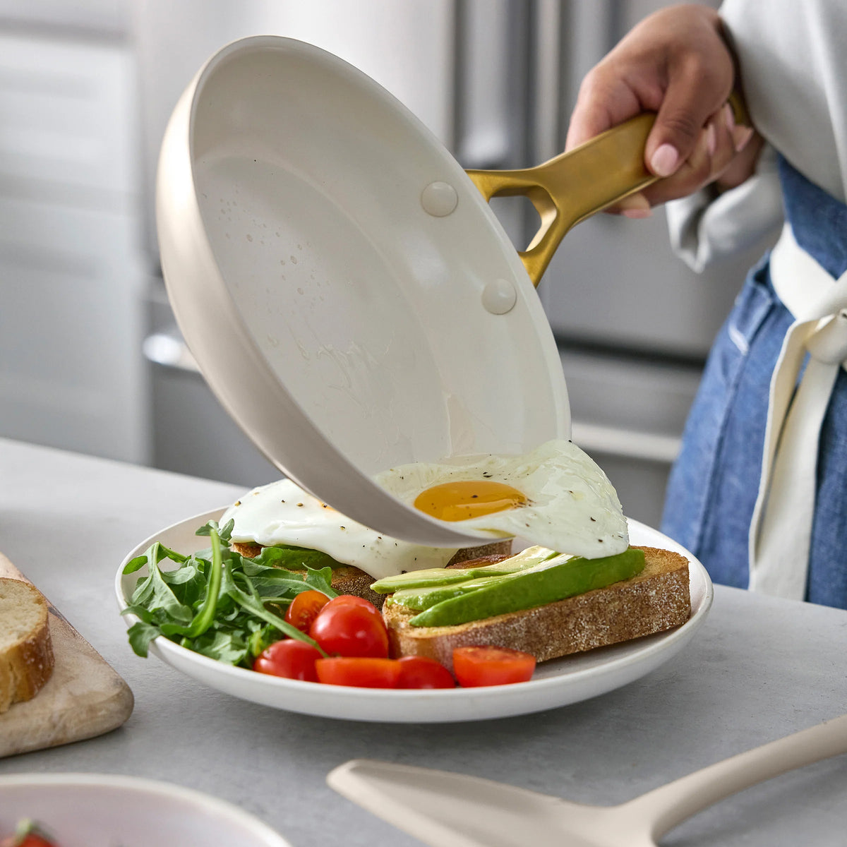 Reserve Pro Ceramic Nonstick 8" Frypan | Macadamia