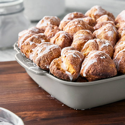 Premiere Ovenware Ceramic Nonstick 2-Piece Cake Pan Set | Taupe