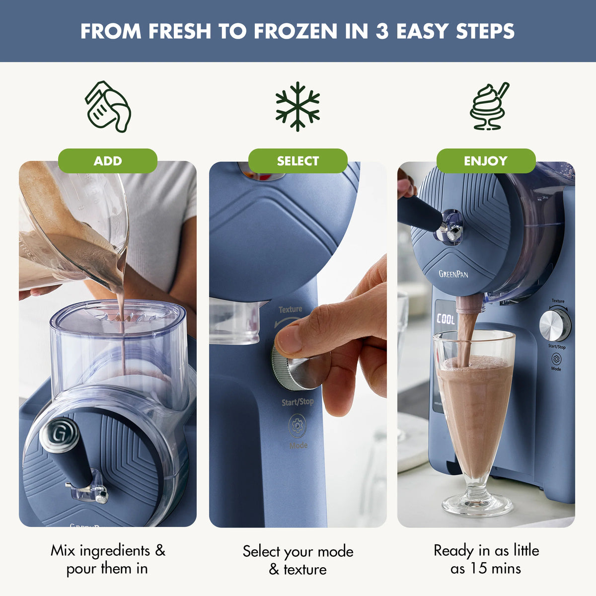 Frost Classic 15-in-1 Ice Cream & Frozen Drink Maker | Berry
