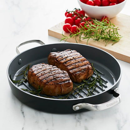 Valencia Pro Ceramic Nonstick 11" Round Grill Pan