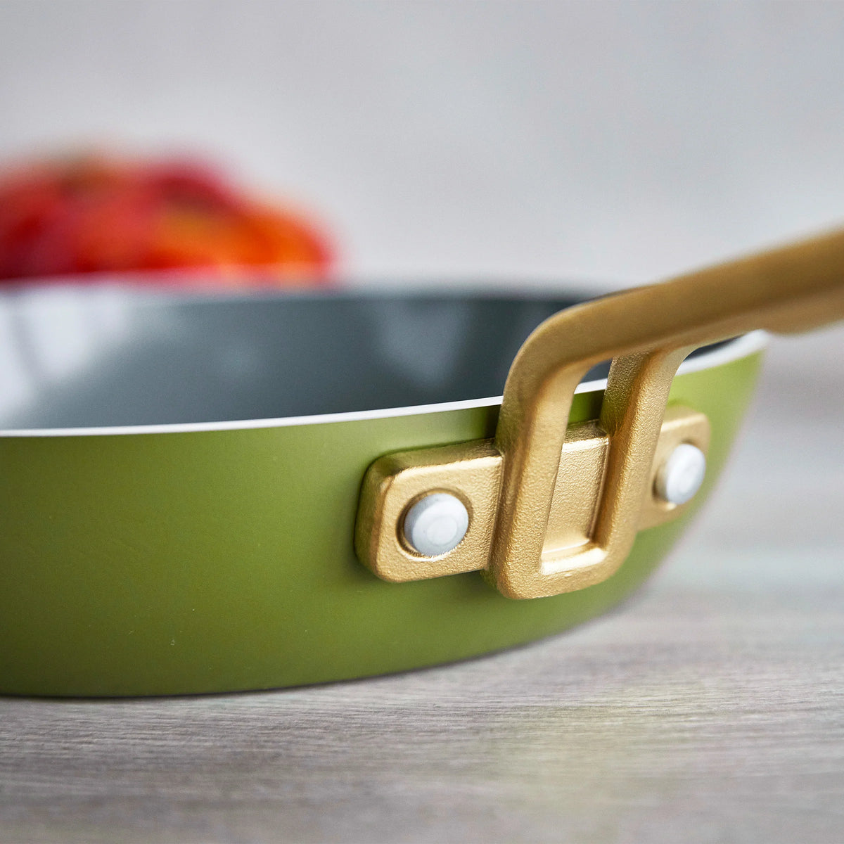 Stanley Tucci™ Ceramic Nonstick 8" and 10" Frypan Set | Tuscan Olive
